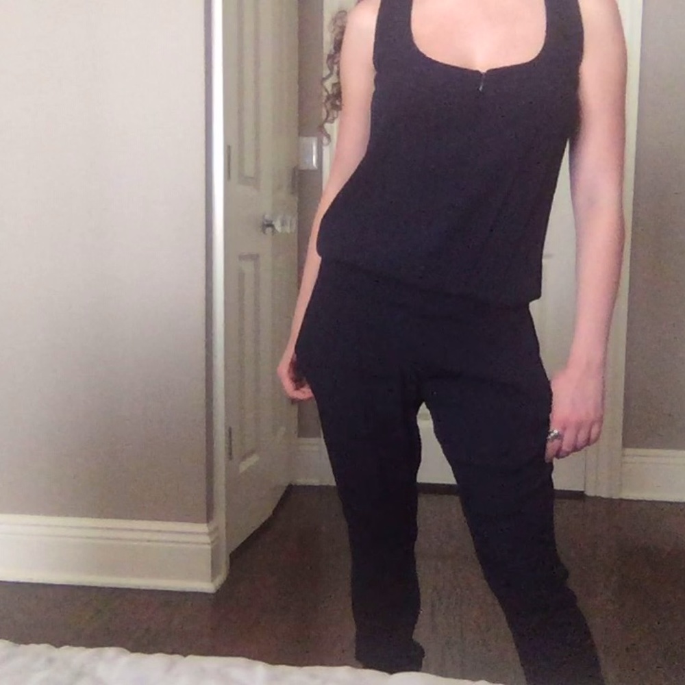 Monrow Navy Blue Jumpsuit